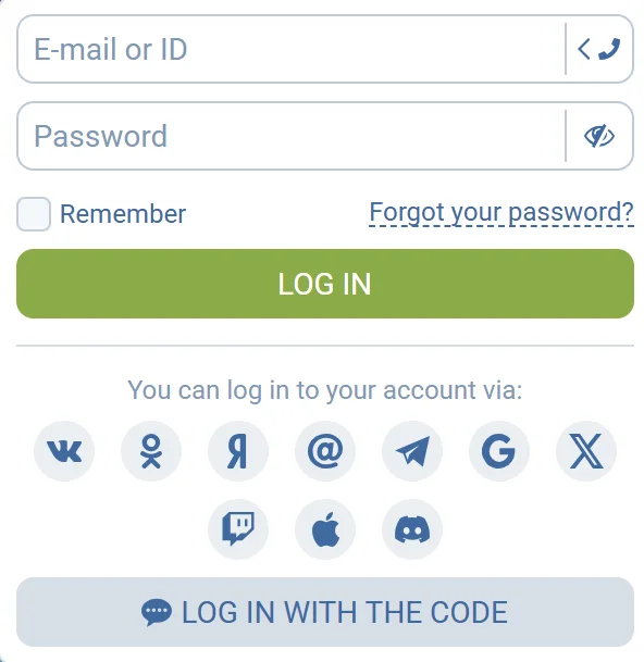 Login